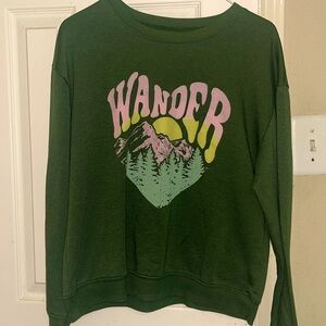 Comfy sweater green (M)